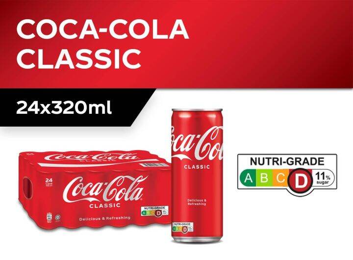 320ml Coke Classie  Carton (24 can)